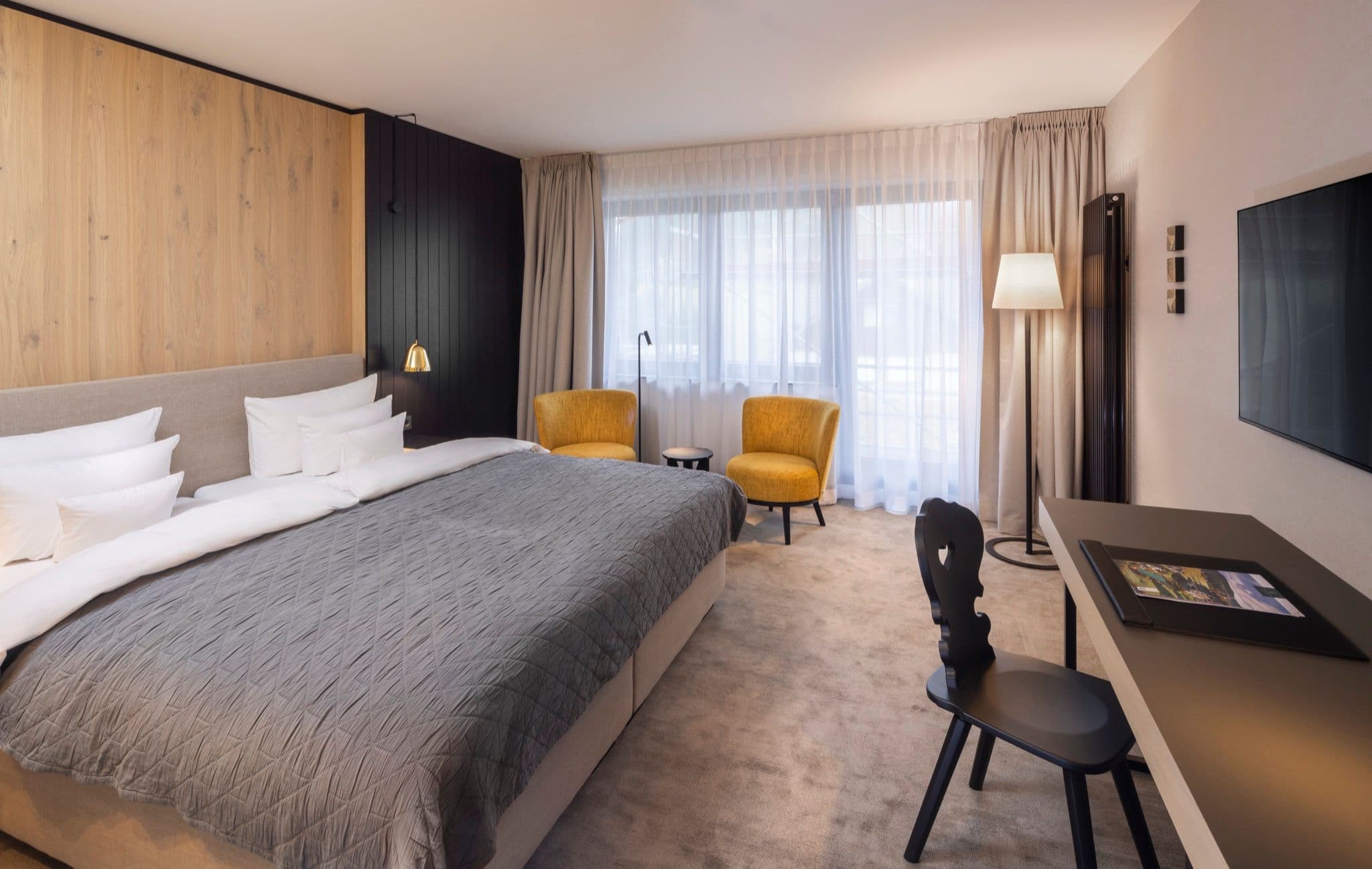 Modernes Doppelzimmer im Engel Obertal – Hausteil Buhlbachsaue, 30–35 m²
