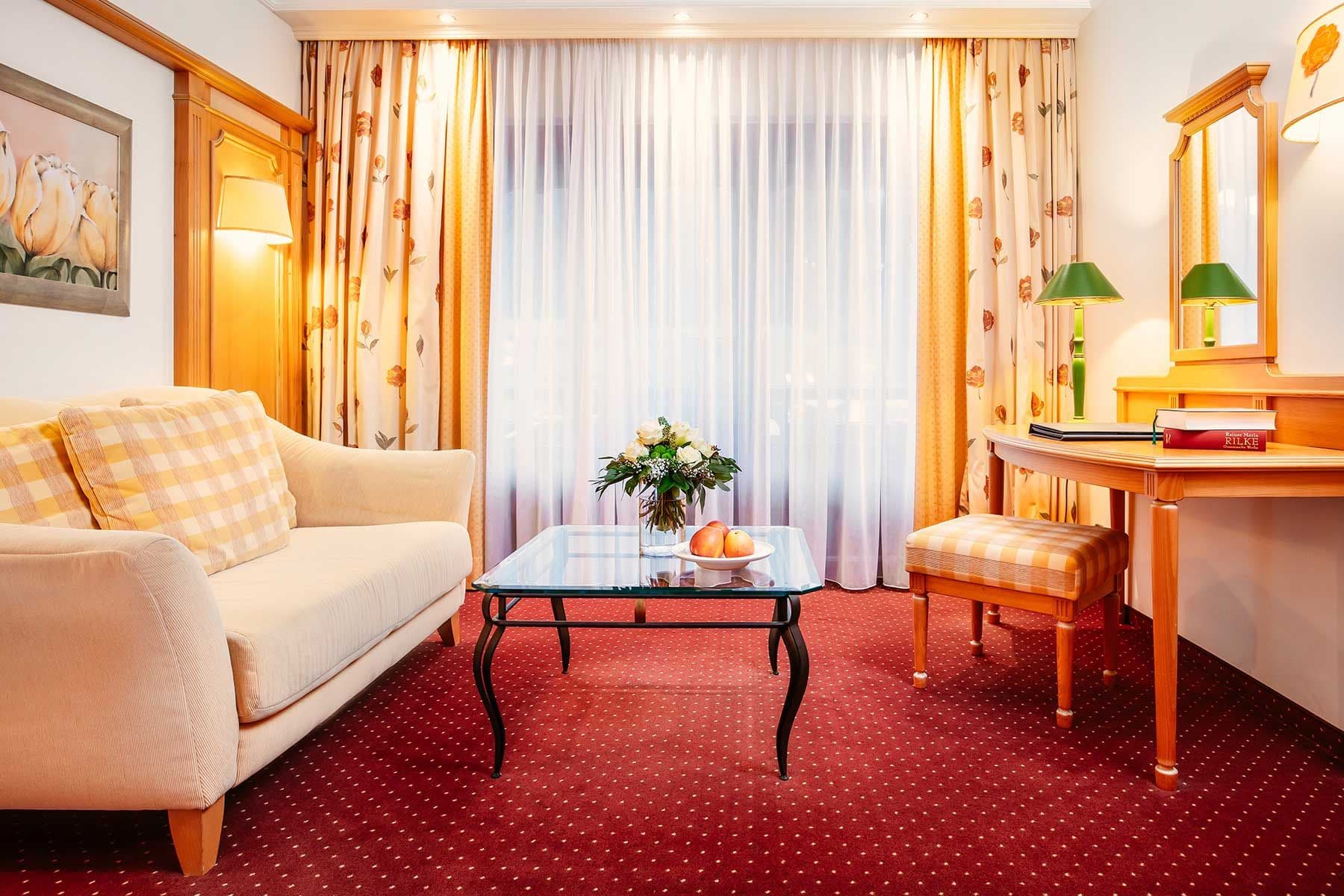 Traditionelles Queensize Einzelzimmer im Engel Obertal – Hausteil Hirschauerwald, 30–34 m² mit Balkon